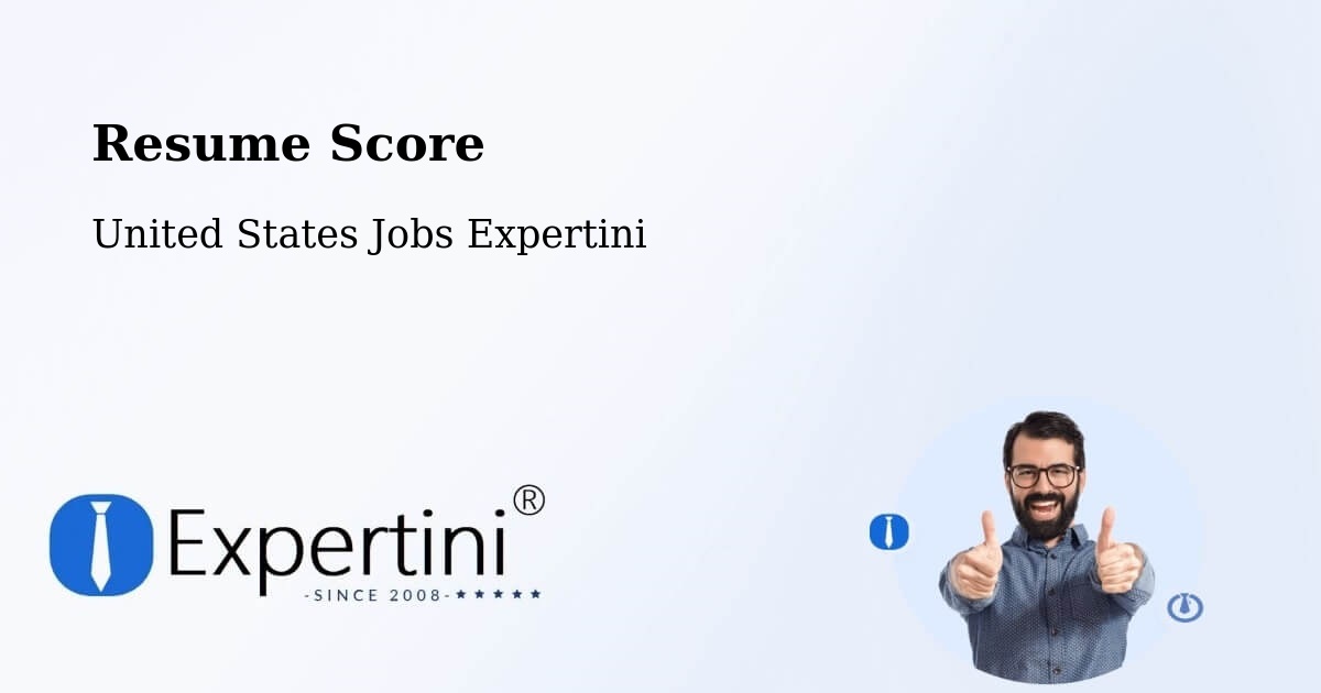 Resume Score & Job Description Match Tool – Buckley - United States Jobs Expertini